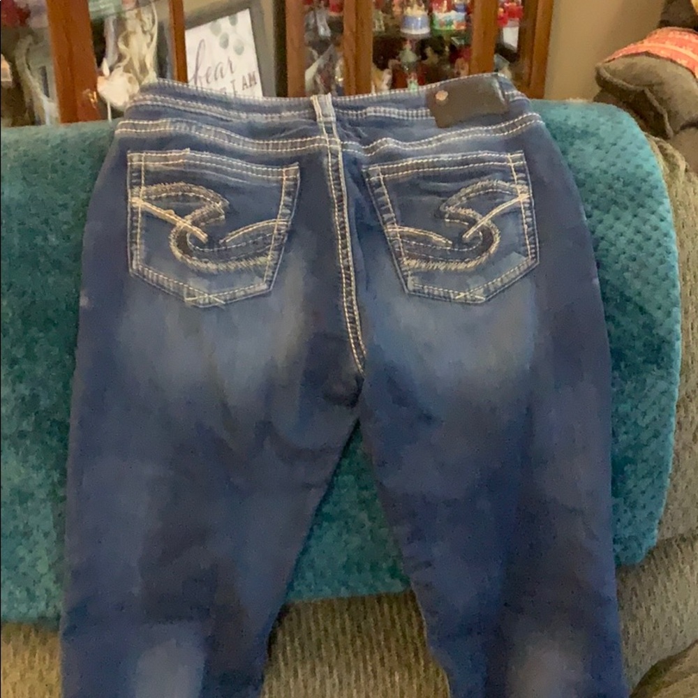 Silver jeans